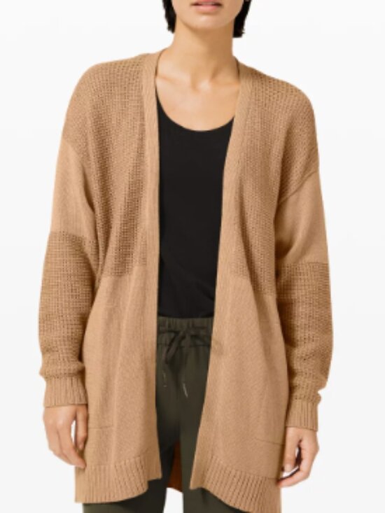 lululemon Sweaters - LuLulemon Size L/XL Easy Embrace Wrap Cardigan Sweater with Side Pockets